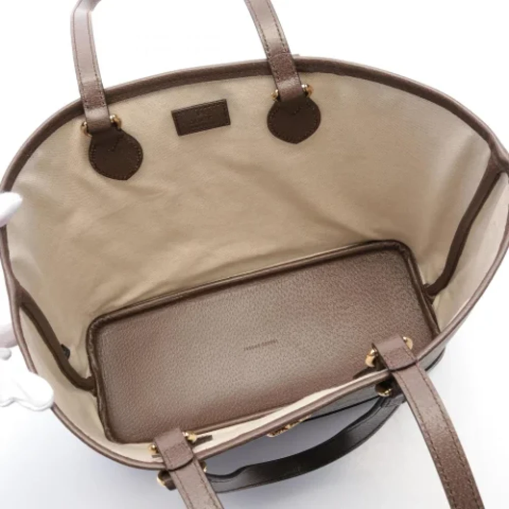 Gucci Vintage Pre-owned Leather shoulder-bags Beige Dames