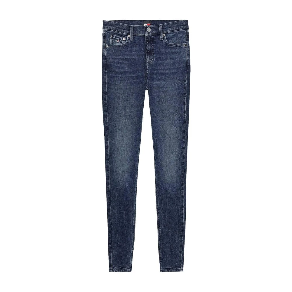 Tommy Hilfiger Women's Blue Nora Dark Skinny Trousers - Skinny Fit Jeans - W26 L30 - Jeans