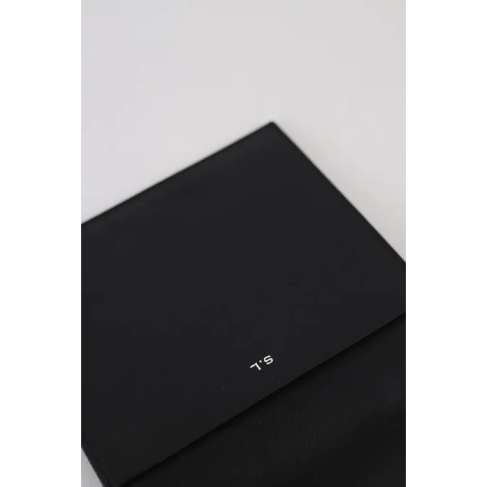 Saint Laurent Vintage Pre-owned Leather wallets Black Dames