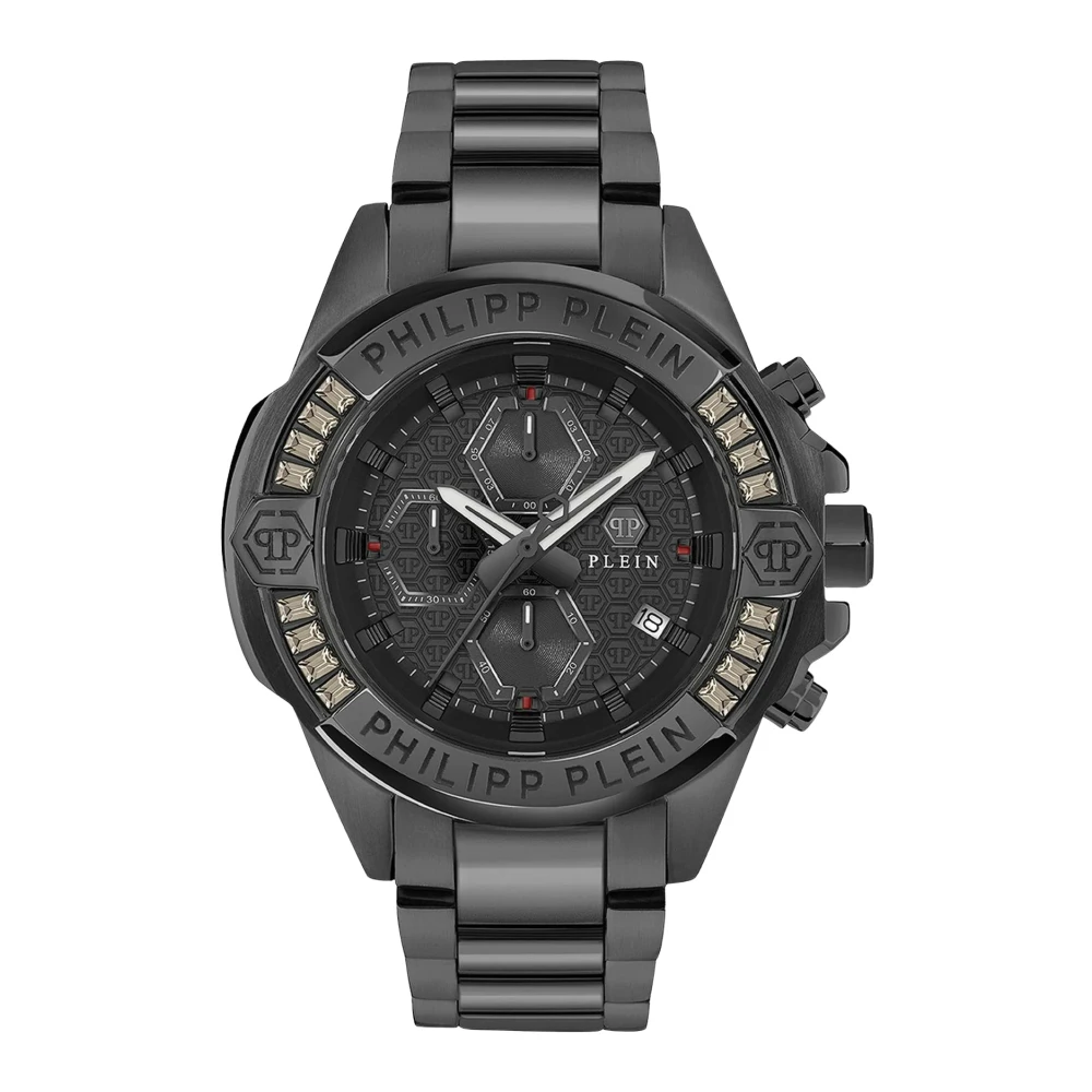 Philipp Plein Men's Black The $Kull Chronograph - Watches - One Size - Accessories