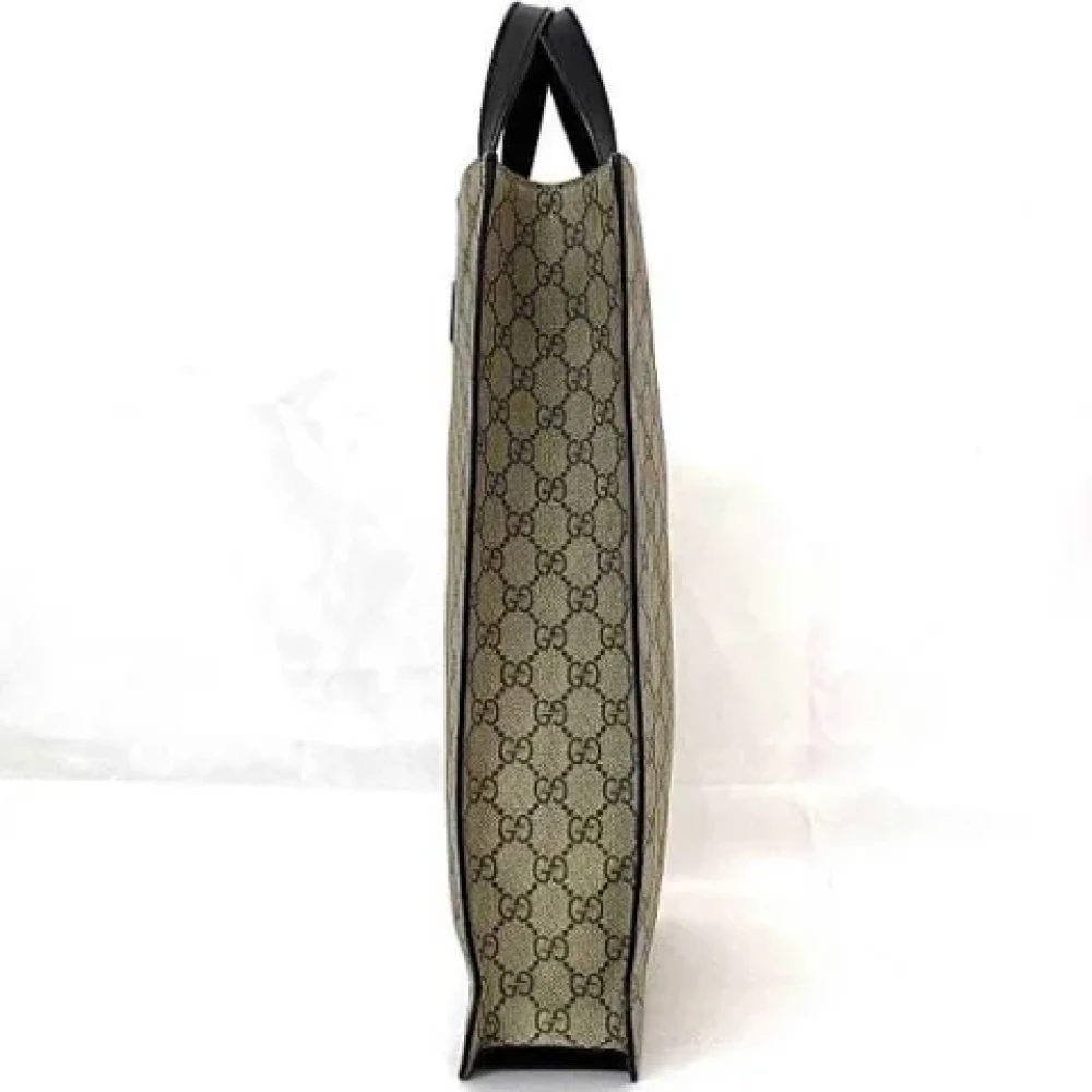 Gucci Vintage Pre-owned Fabric gucci-bags Beige Dames