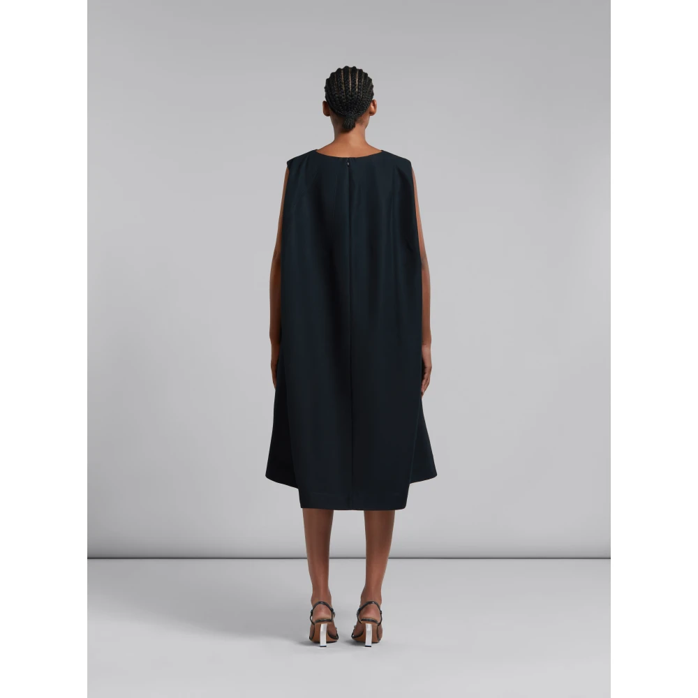 Marni Katoenen cady cocon jurk Black Dames
