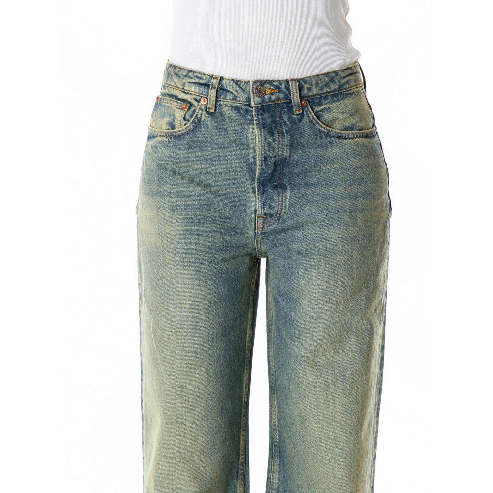 Samsøe Vintage Loose Fit Jeans Green Dames