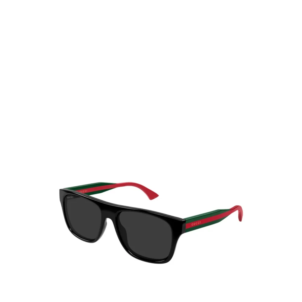 Gucci Men's Black Sunglasses, 56 Mm, Square Frame Sunglasses