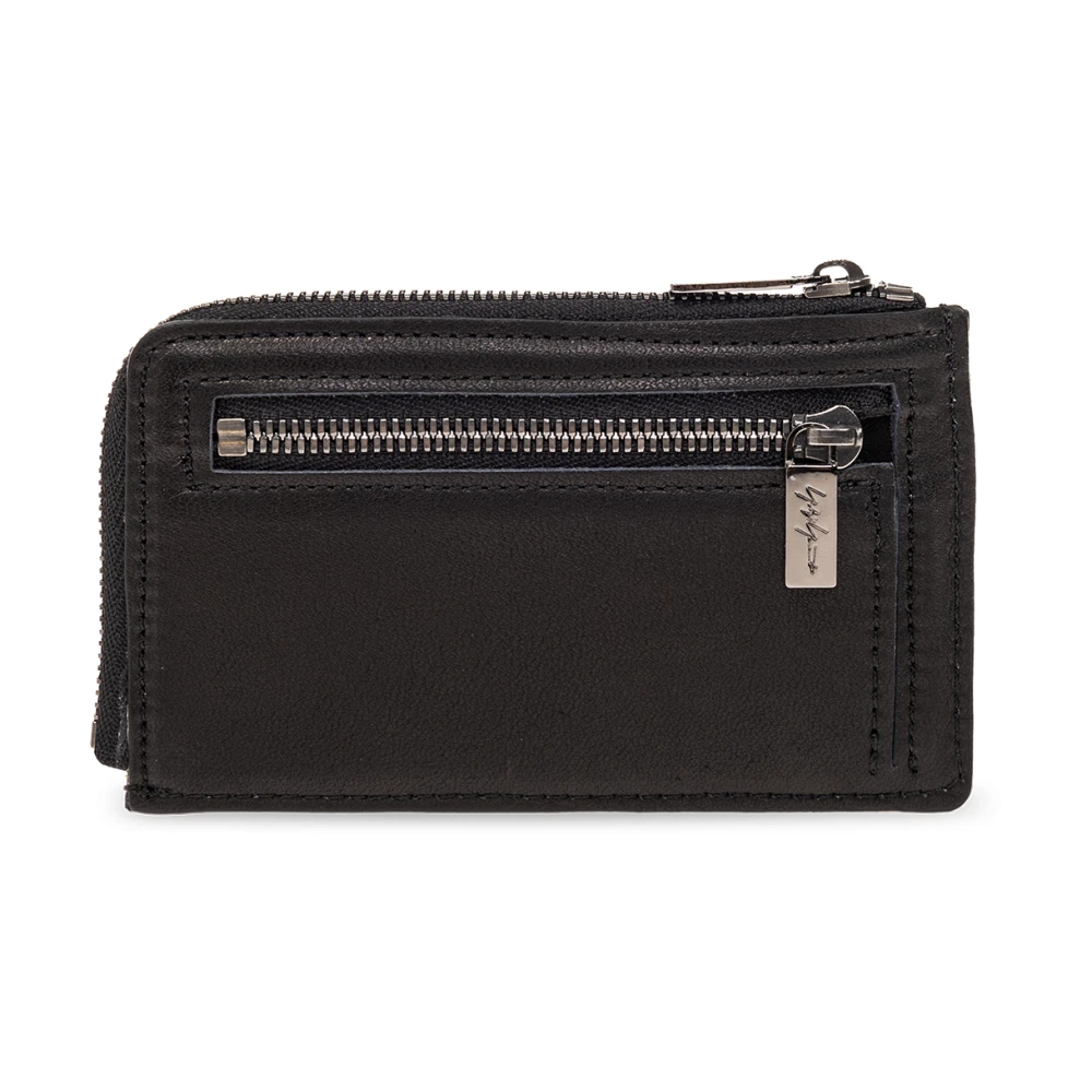 Yohji Yamamoto Kaarthouder met logo Black Unisex