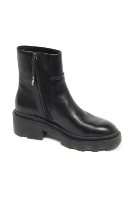 Vintage Muse Läder Ankelboots