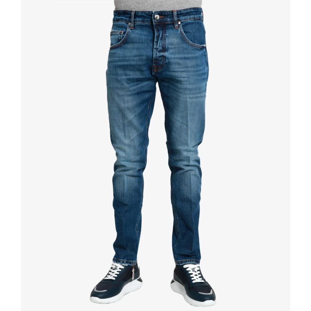 Don The Fuller Slim-fit Jeans Blue Heren