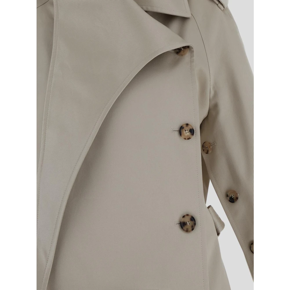 Courrèges Katoenen Trenchcoat Gray Dames