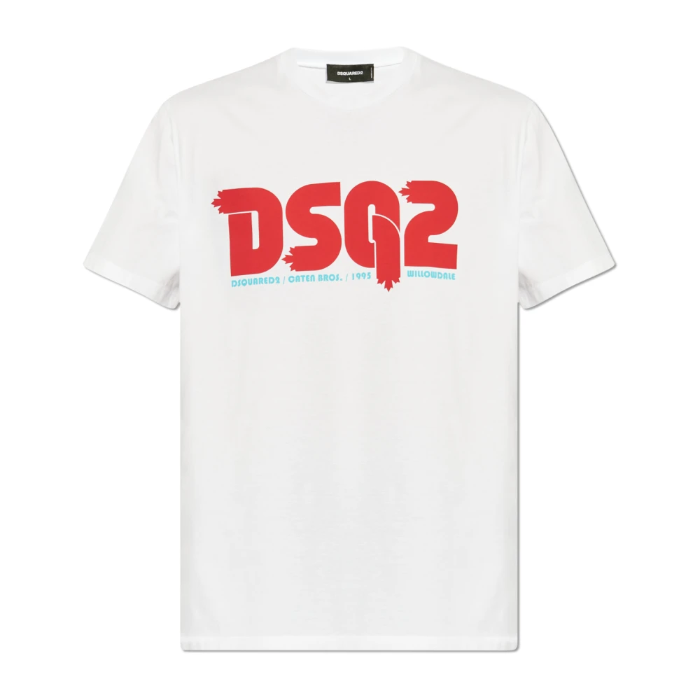 Dsquared2 Men's White T-Shirts, M, T-Shirt With Logo