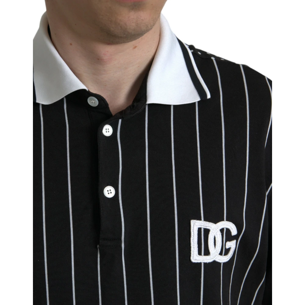 Dolce & Gabbana Polo Shirts Black Heren