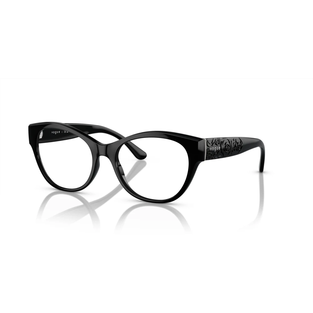 Vogue Zwarte Brillenmonturen Black Unisex