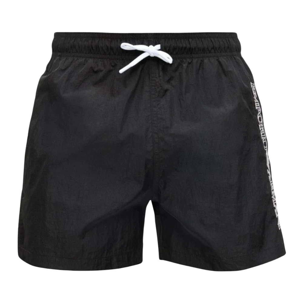 Emporio Armani Hombre Negro Trajes De Baño, Talla: Xl