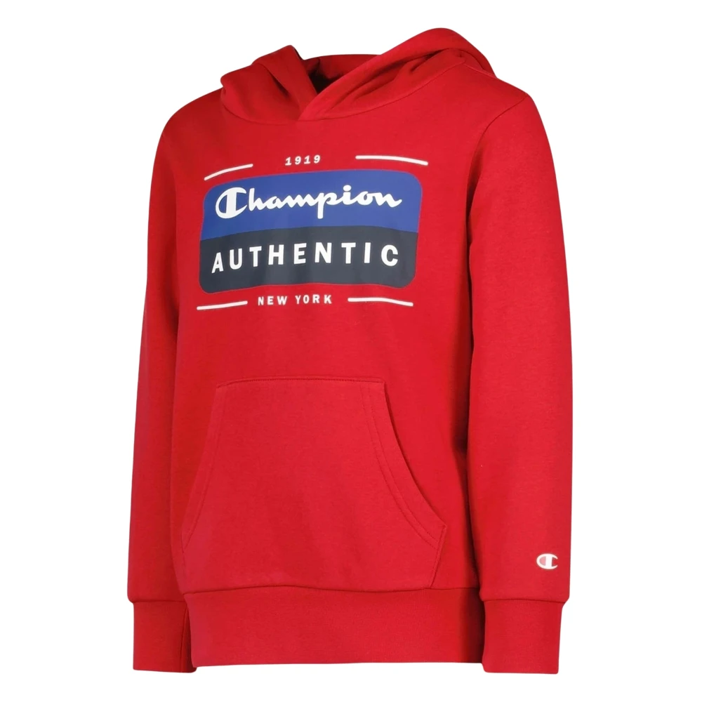 Champion Hoodie för Barn Red, Unisex