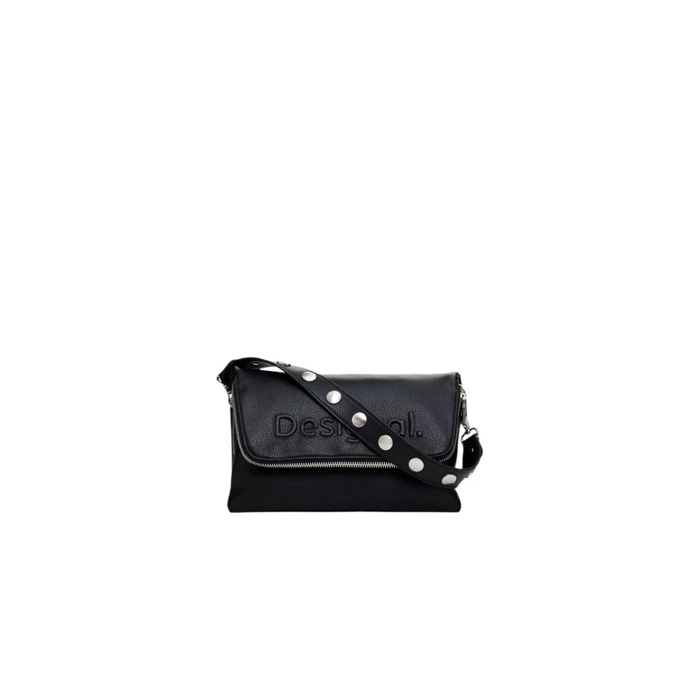 Desigual Stijlvolle Polyurethaan Handtas Dames Collectie Black Dames