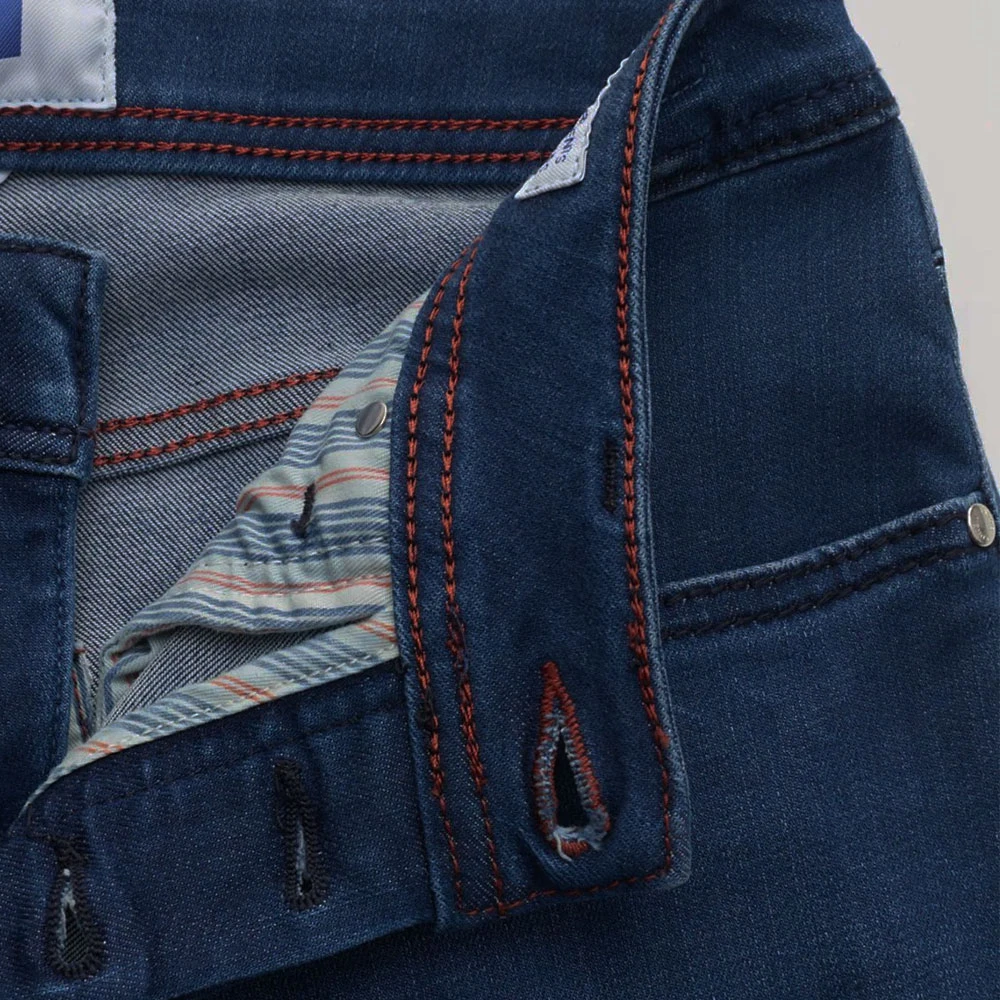 Jacob Cohën Slim Fit Blauwe Jeans Gemaakt in Italië Blue Heren