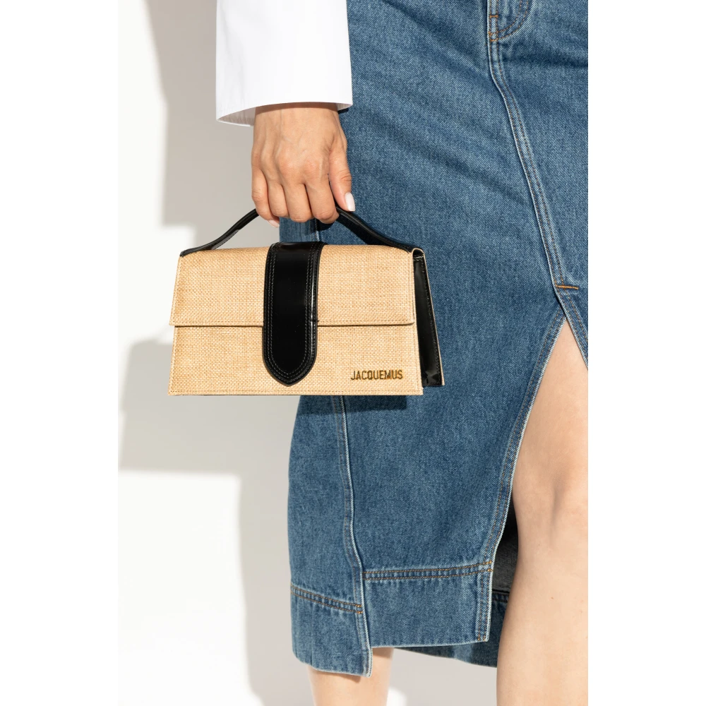 Jacquemus Schoudertas Le Grand Bambino Beige Dames