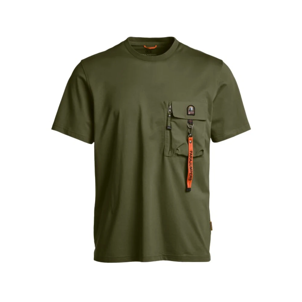 Parajumpers Militair geïnspireerd Heren T-shirt Green Heren