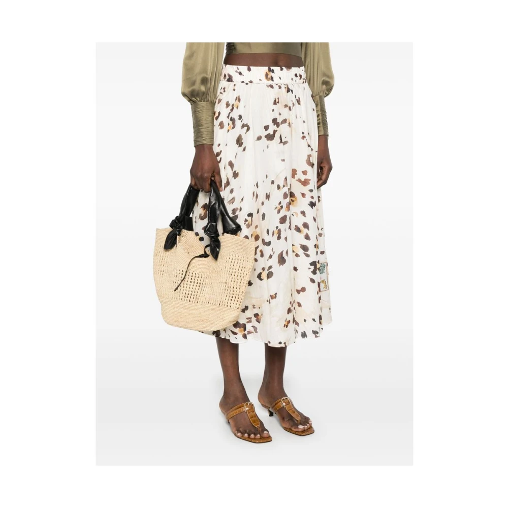Hereu Beige Tie-Top Schoudertas Beige Dames