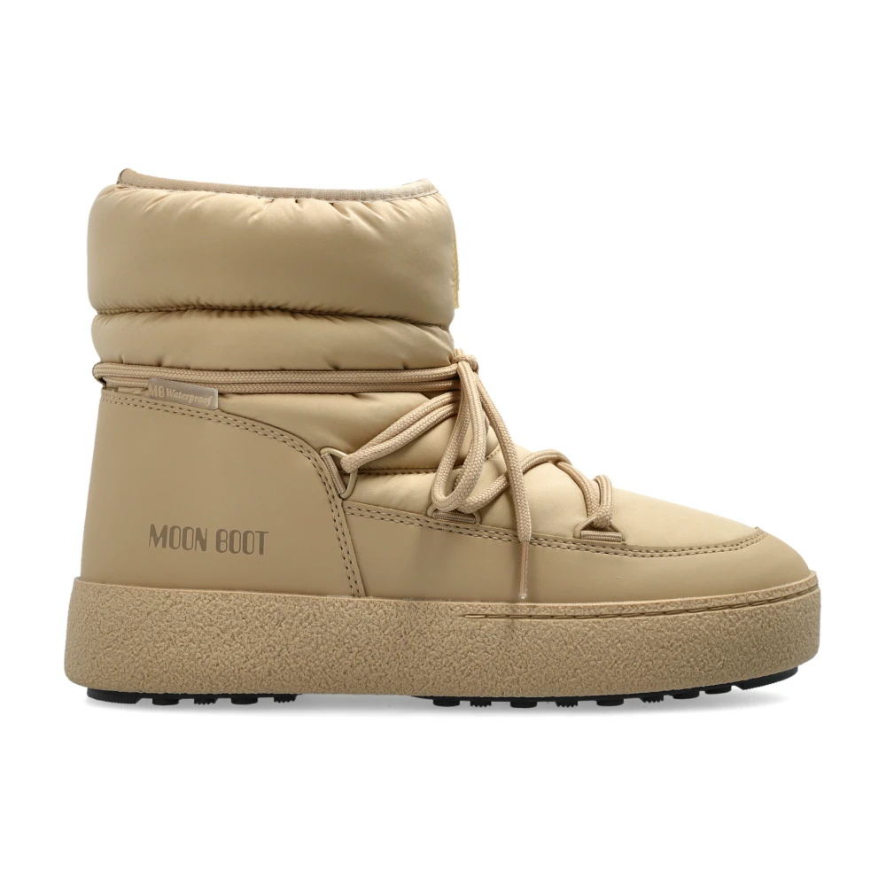 Moon Boot Ltrack Low Nylon Wp - Female - Winter Boots - Beige - 7 Uk - Shoes