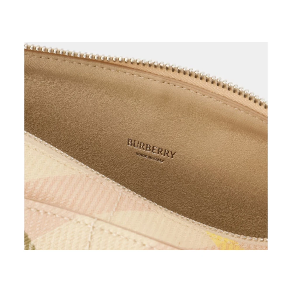 Burberry Roze Crossbody Tas met Kettingband Multicolor Dames
