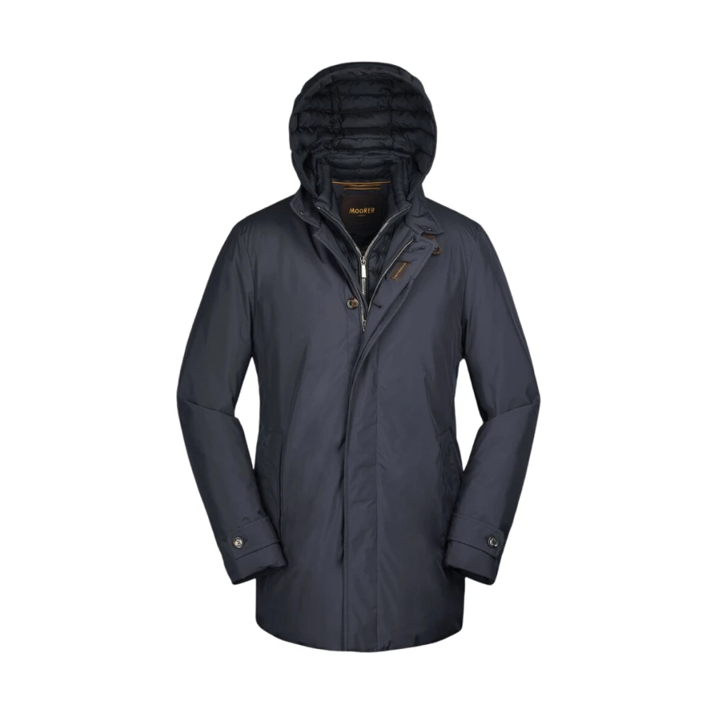 Moorer - Coats > Parkas - Blue - Moorer - Modalova