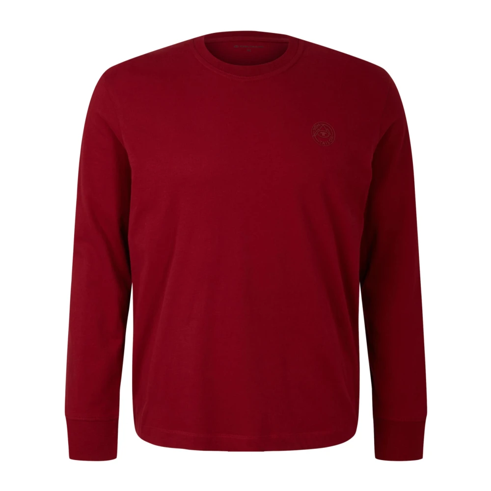 Tom Tailor Sweatshirts Red Heren