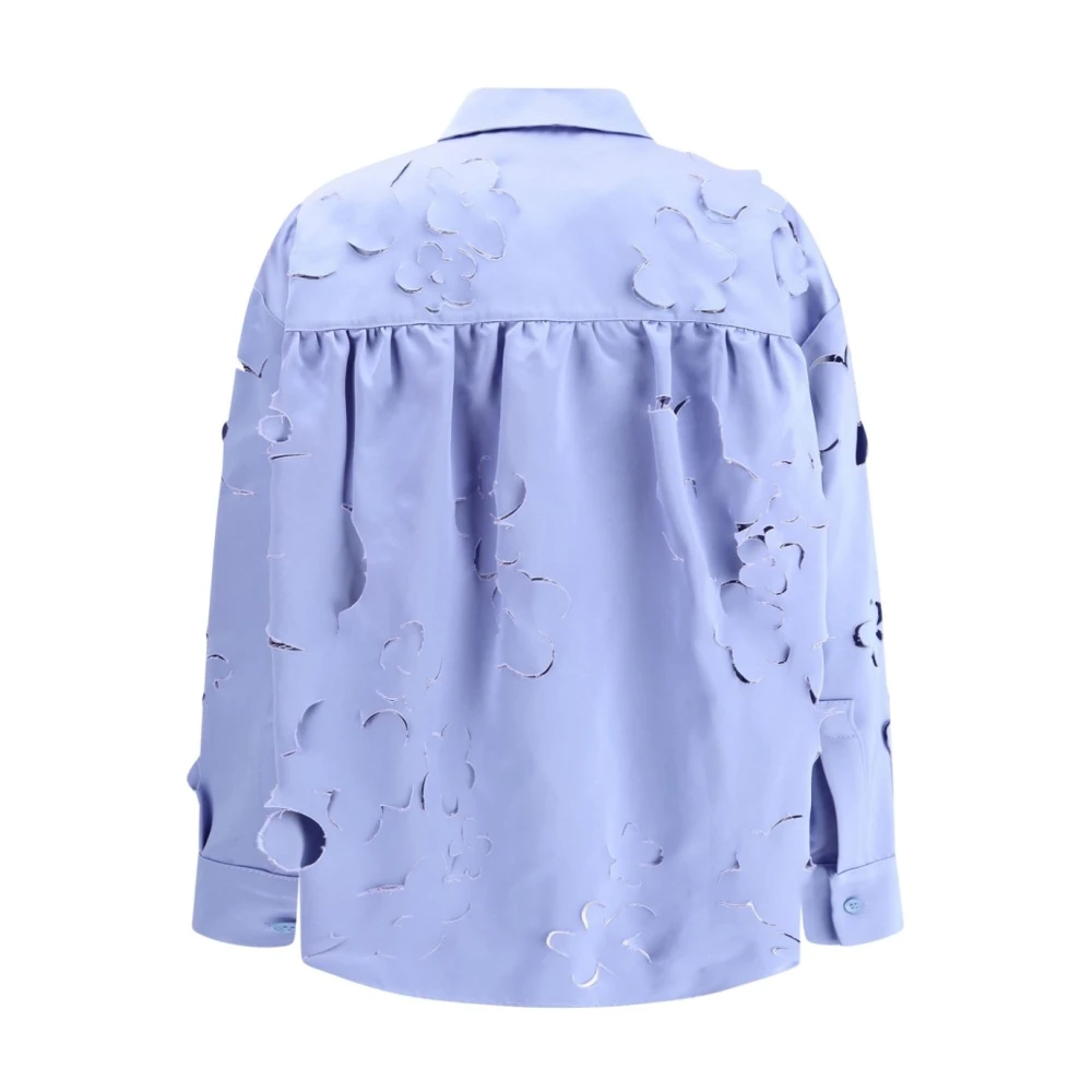 Marni Klassieke overhemd met knoopsluiting en lange mouwen Blue Dames