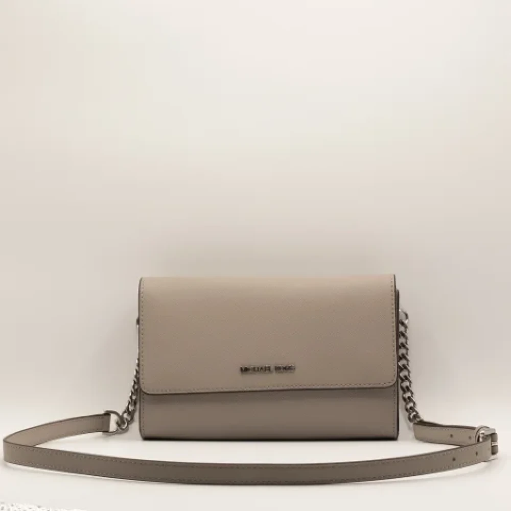 Michael Kors Pre-owned Leather handbags Gray Dames