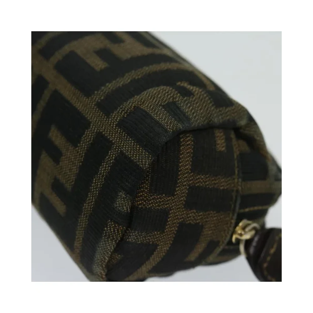 Fendi Vintage Pre-owned Canvas fendi-bags Brown Dames