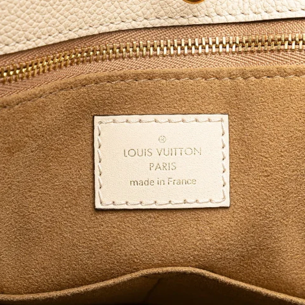Louis Vuitton Vintage Pre-owned Leather louis-vuitton-bags White Dames