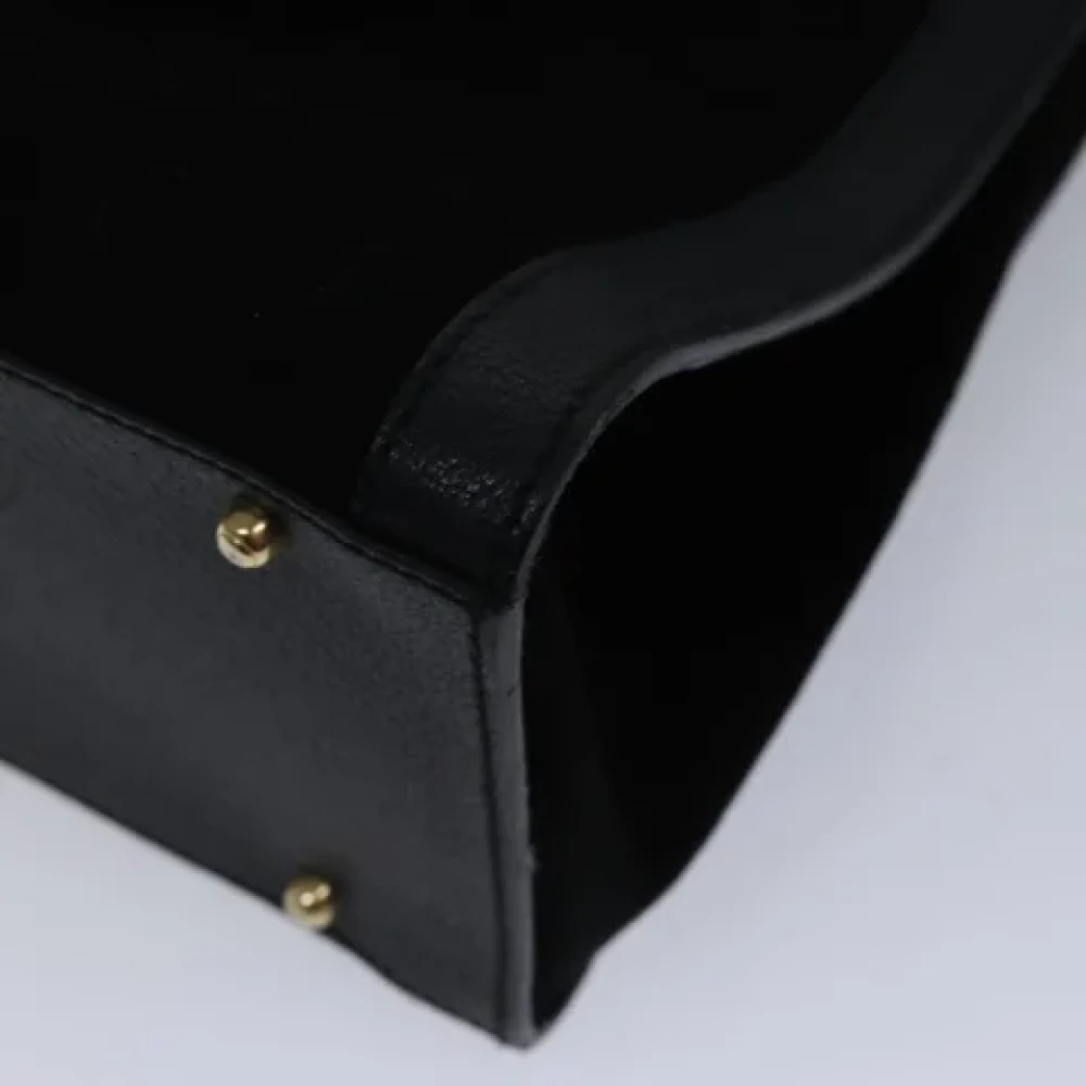 Gucci Vintage Pre-owned Suede handbags Black Dames