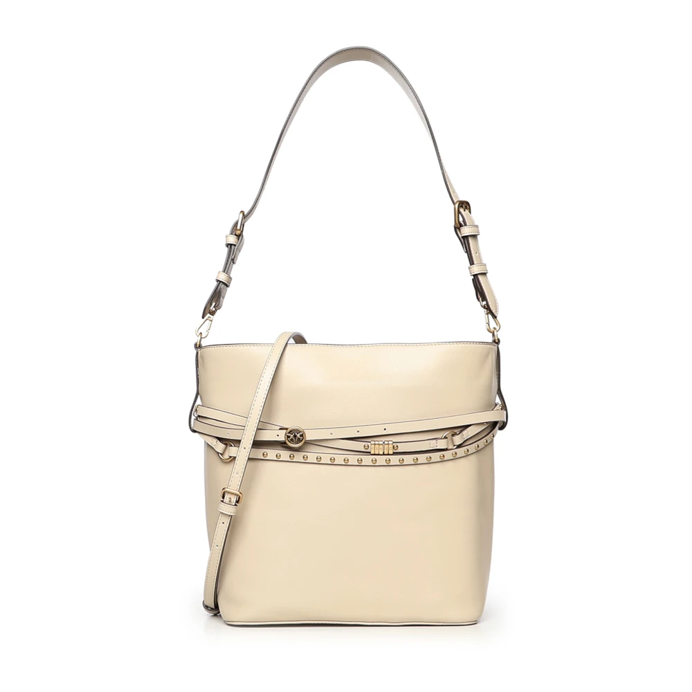 Pinko Women's Beige Shoulder Bags - Shoulder Bags - One Size - Bags