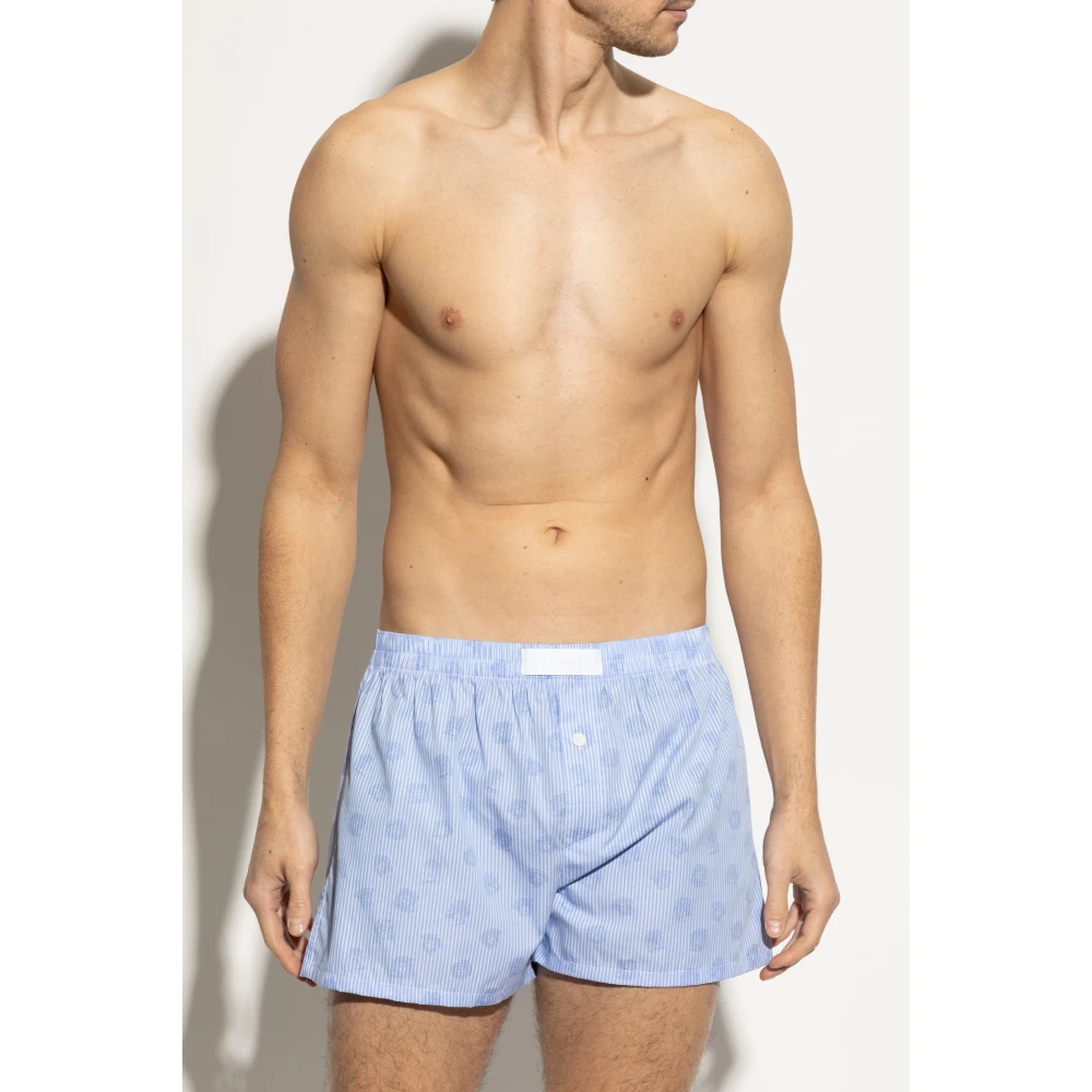 Versace Katoenen boxershorts Blue Heren