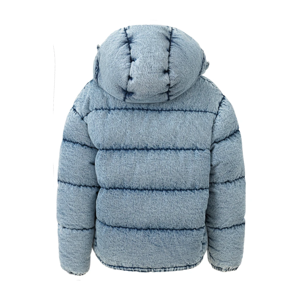 Miu Denim Puffy Jack Blue Dames