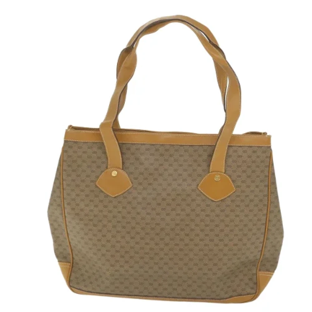 Gucci Vintage Pre-owned Canvas gucci-bags Brown Dames