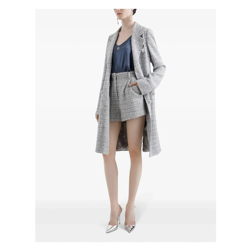 Dolce & Gabbana Stijlvolle Jas S8100 Gray Dames