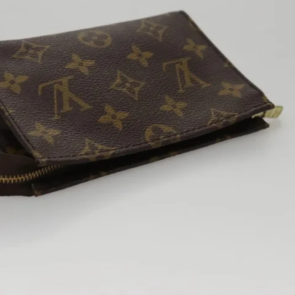 Louis Vuitton Vintage Pre-owned Canvas pouches Brown Dames