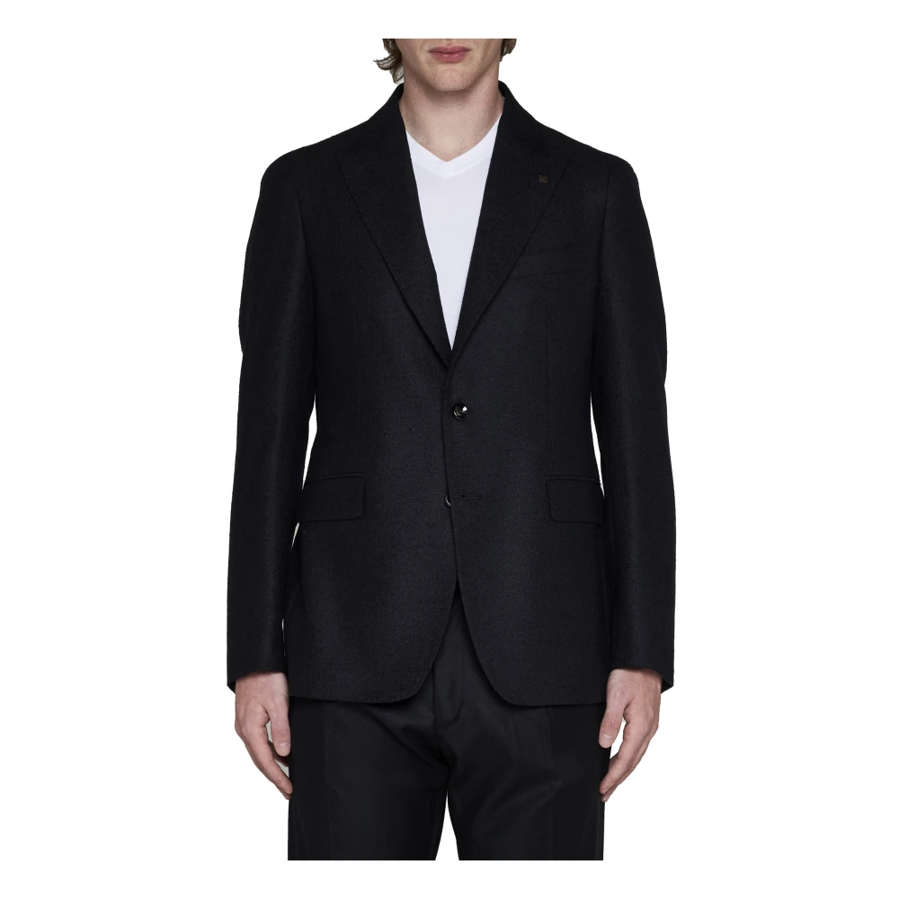 Tagliatore Blauwe Jassen voor Mannen Blue Heren