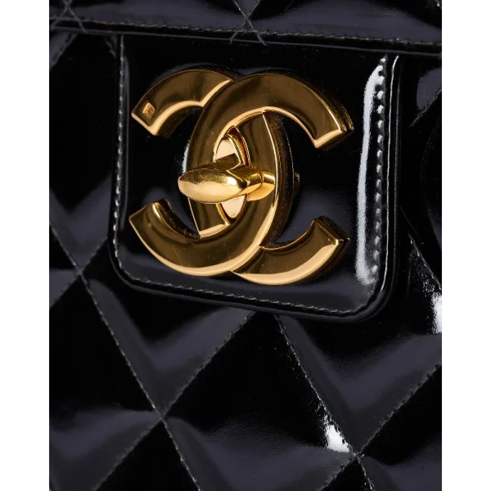 Chanel Vintage Pre-owned Fabric handbags Black Dames