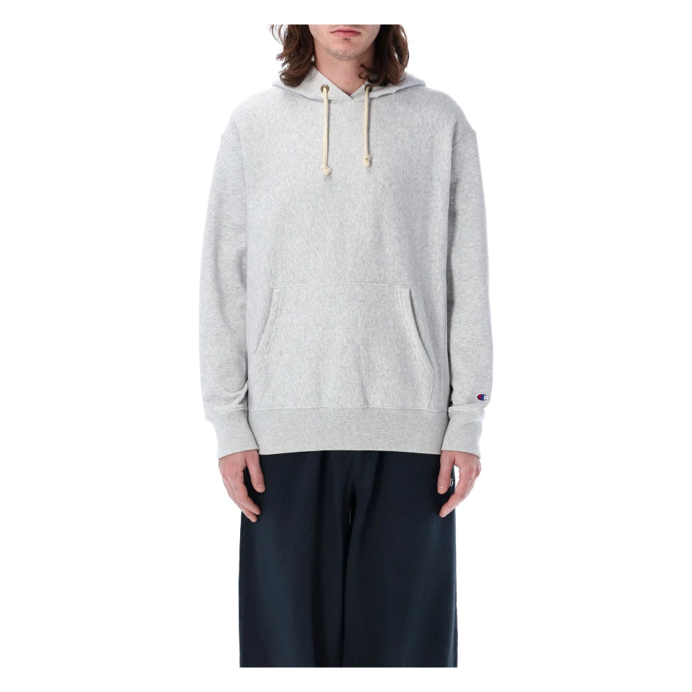 Champion Klassieke hoodie voor dagelijks comfort Gray Heren