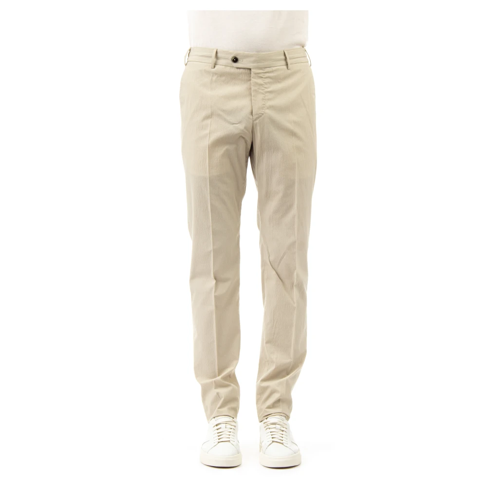 Pt Torino Uomo Beige Pantaloni, Xl, New,