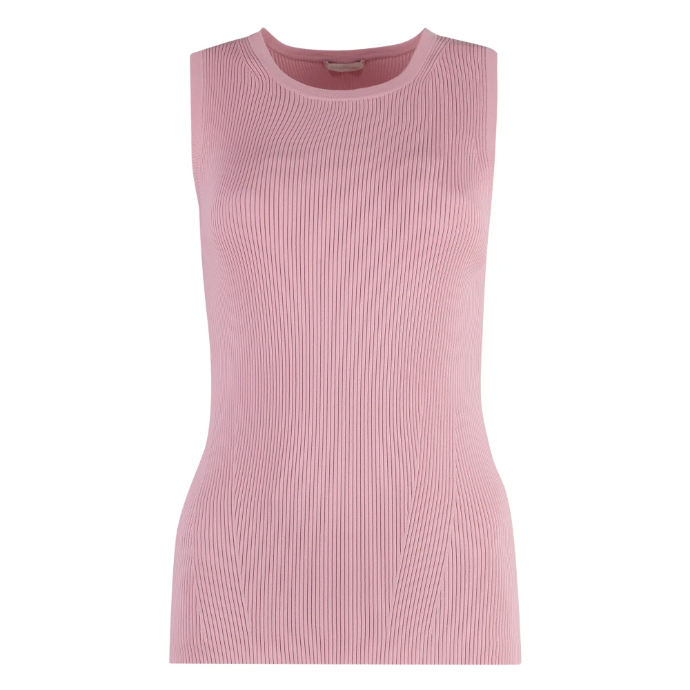 Zimmermann Geribbelde Gebreide Tanktop Pink Dames