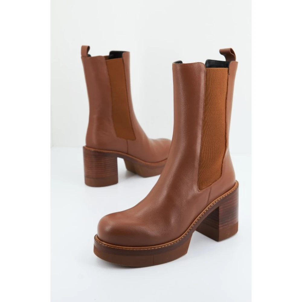 Paloma Barceló Heeled Boots Brown Dames