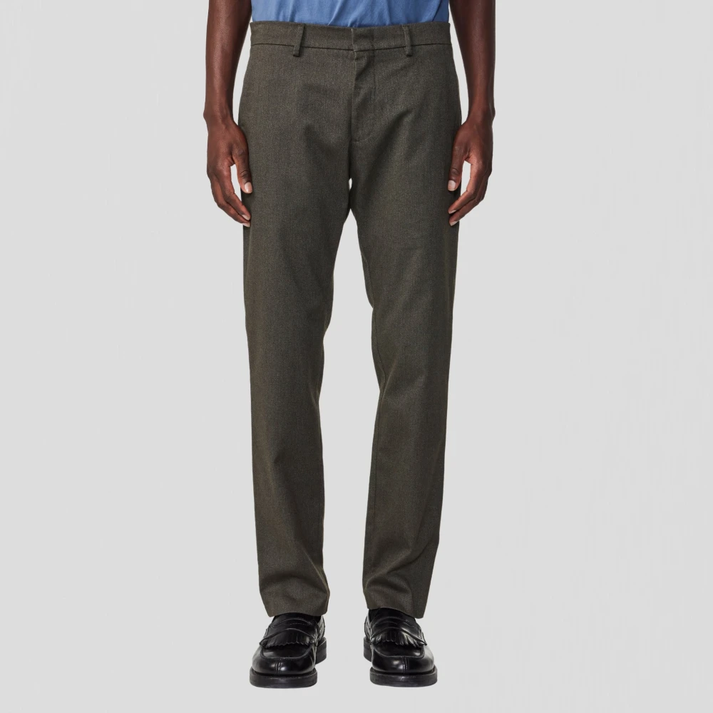 Nn07 Op Maat Gemaakte Chino Broek Donkerleger Gray Heren