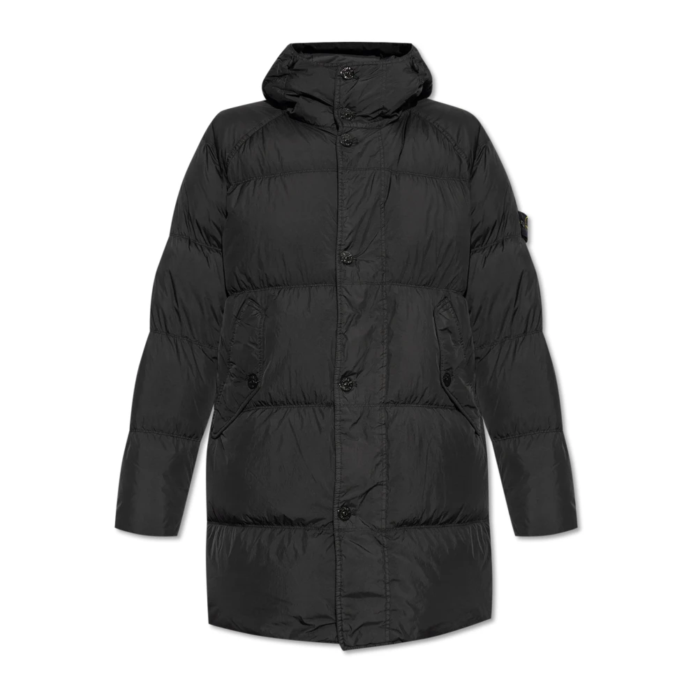 Stone Island Donsjas Black Heren