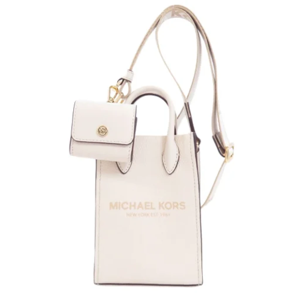 Michael Kors Pre-owned Leather handbags Beige Dames