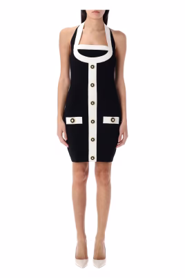 mini-robe-en-maille-bicolore-a-col-licou