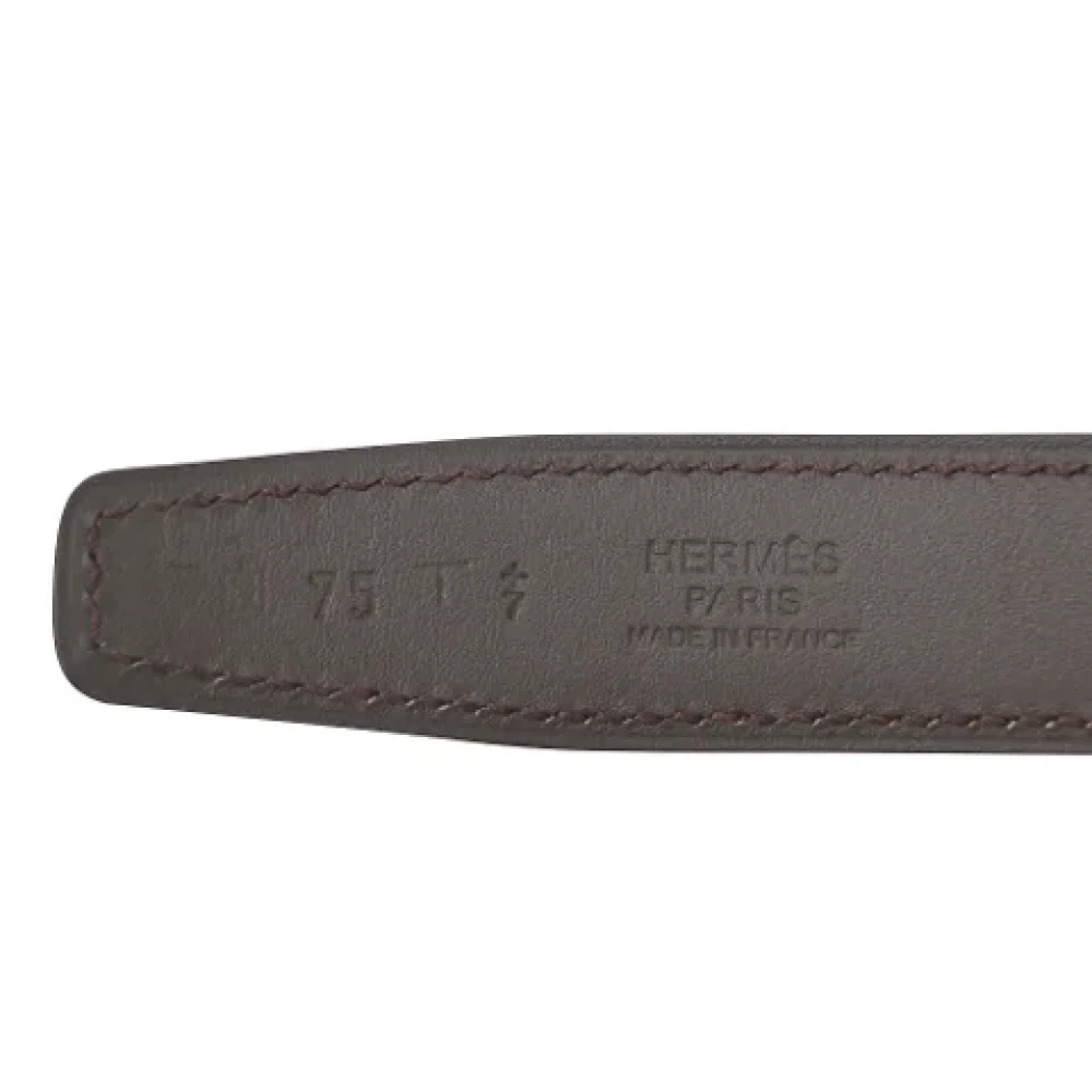 Hermès Vintage Pre-owned Leather belts Red Dames