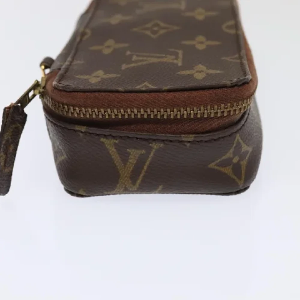 Louis Vuitton Vintage Pre-owned Canvas pouches Brown Dames