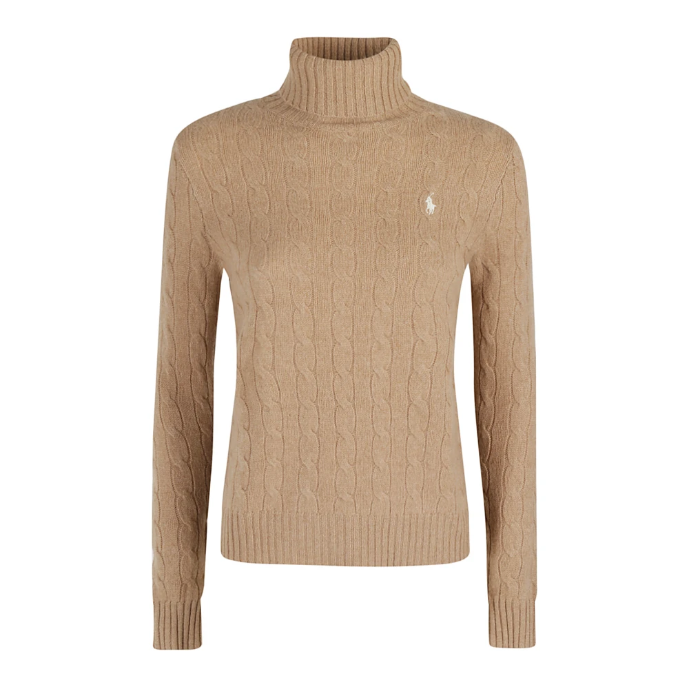 Polo Ralph Lauren Stijlvolle Gebreide Pullover Sweater Brown Dames